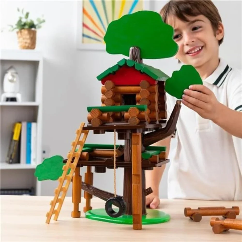 2 Tiered Tree House Building Set, Educational Toy, Gift for Kids, Girls and Boys